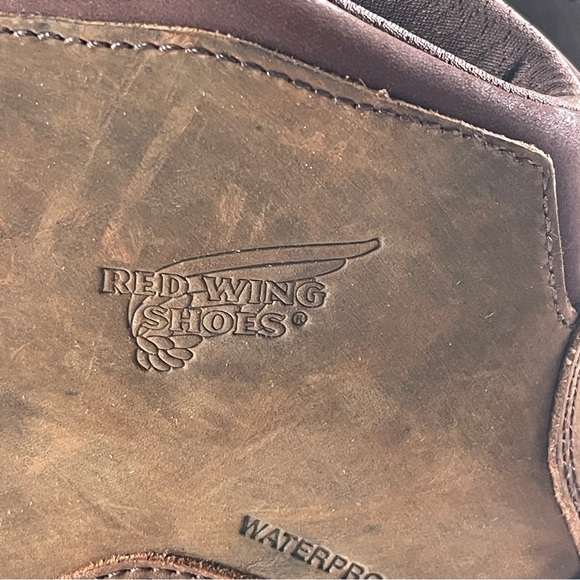 Red Wing Brown Leather Work Boots NWOT in size 10 - Picture 6 of 9